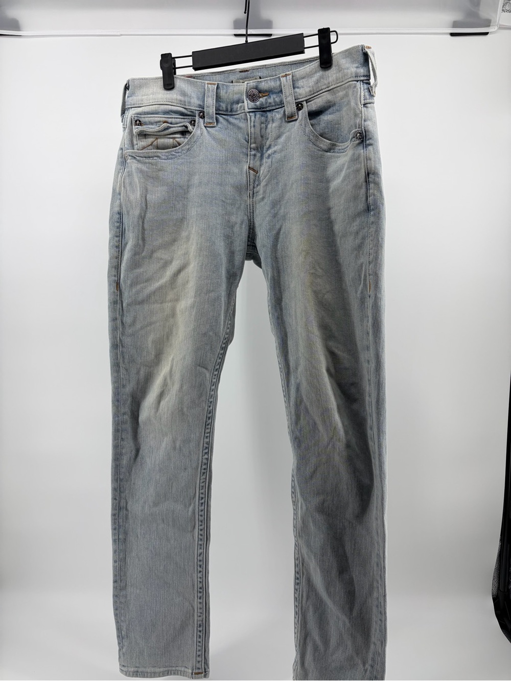 True Religion "Rocco" Snap Flat, Relaxed Skinny Jeans, Men's,Size 30